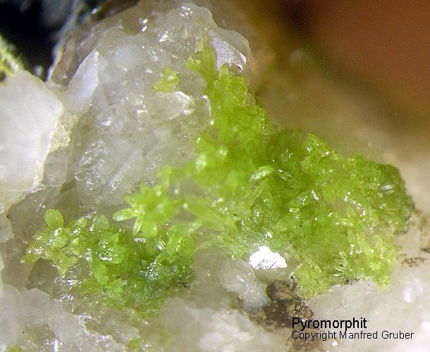 Grube Friedrich-Christian Mineralien Pyromorphit Schwarzwald