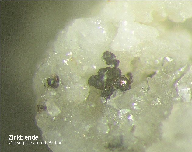 Grube Friedrich-Christian Mineralien Zinkblende Sphalerit Schwarzwald