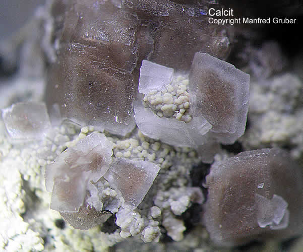 Vogelsberg Mineralien Gaulsberg Calcit