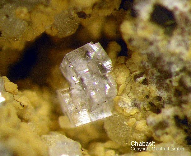 Vogelsberg Mineralien Gaulsberg Chabasit