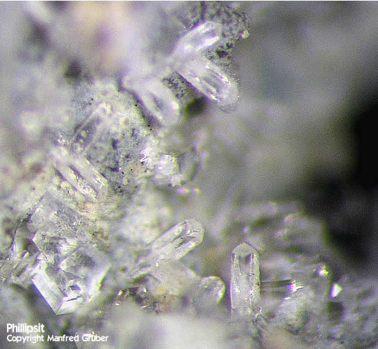Vogelsberg Mineralien Gaulsberg Phillipsit