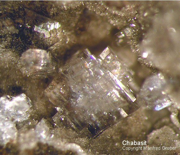 Vogelsberg Mineralien Gedern Chabasit