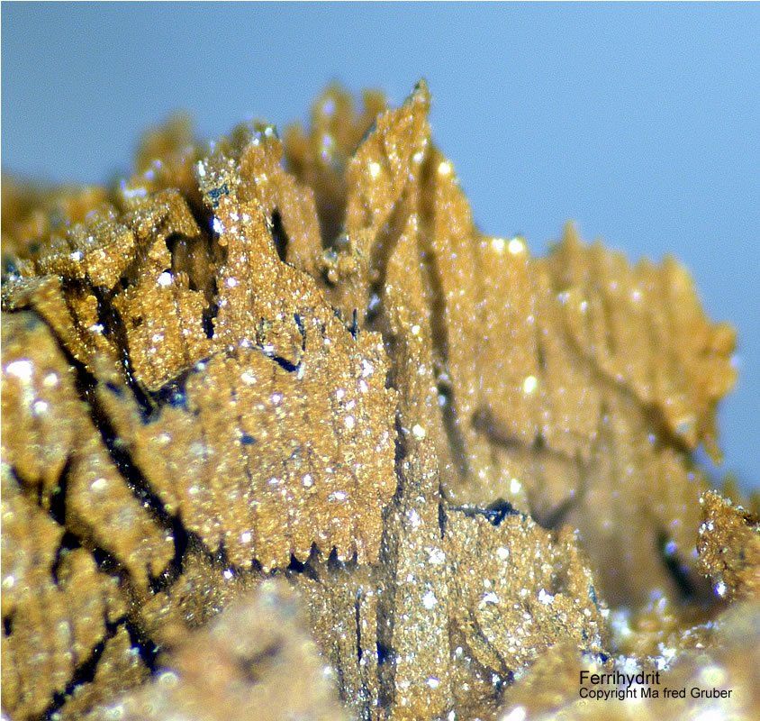 Sauerland Mineralien Genna Letmathe Ferrihydrit