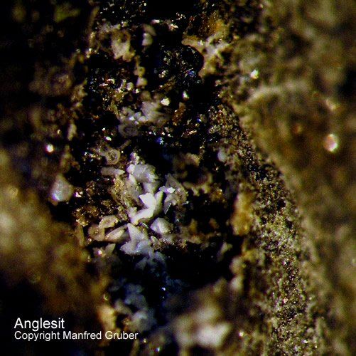 Sauerland Mineralien Genna Letmathe Anglesit