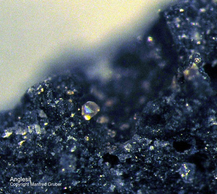 Sauerland Mineralien Genna Letmathe Anglesit