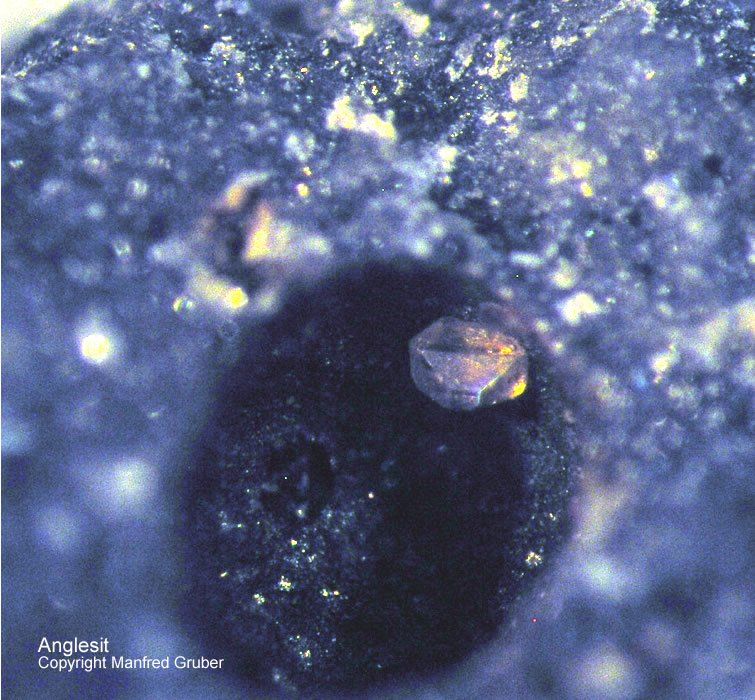 Sauerland Mineralien Genna Letmathe Anglesit