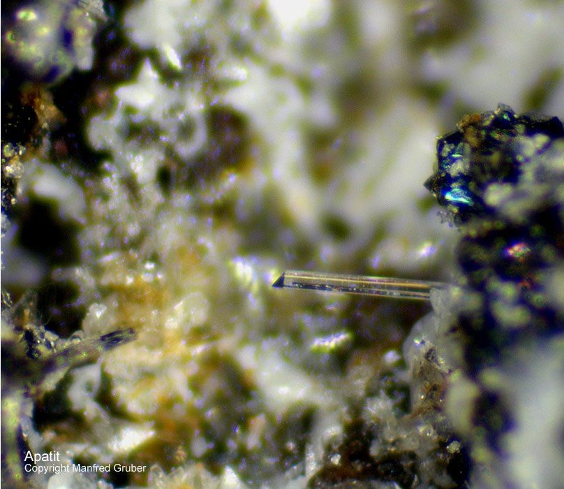 Sauerland Mineralien Genna Letmathe Apatit