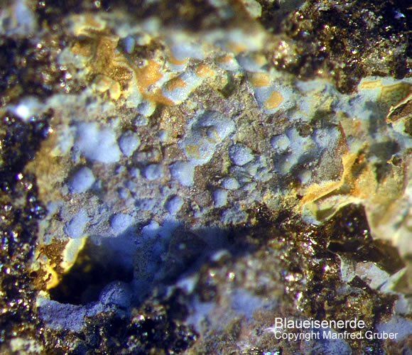 Sauerland Mineralien Genna Letmathe Blaueisenerde