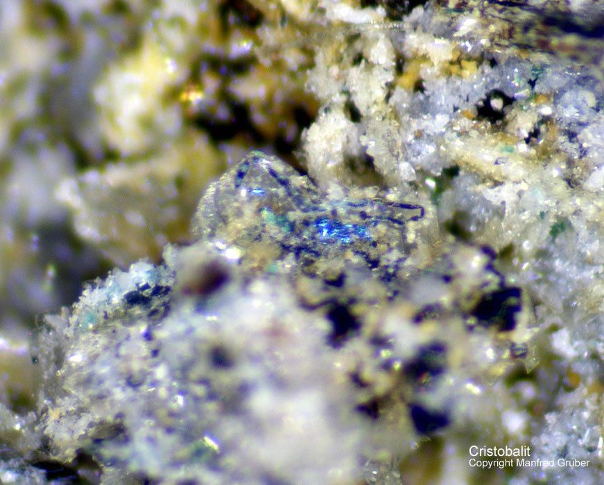 Sauerland Mineralien Genna Letmathe Cristobalit