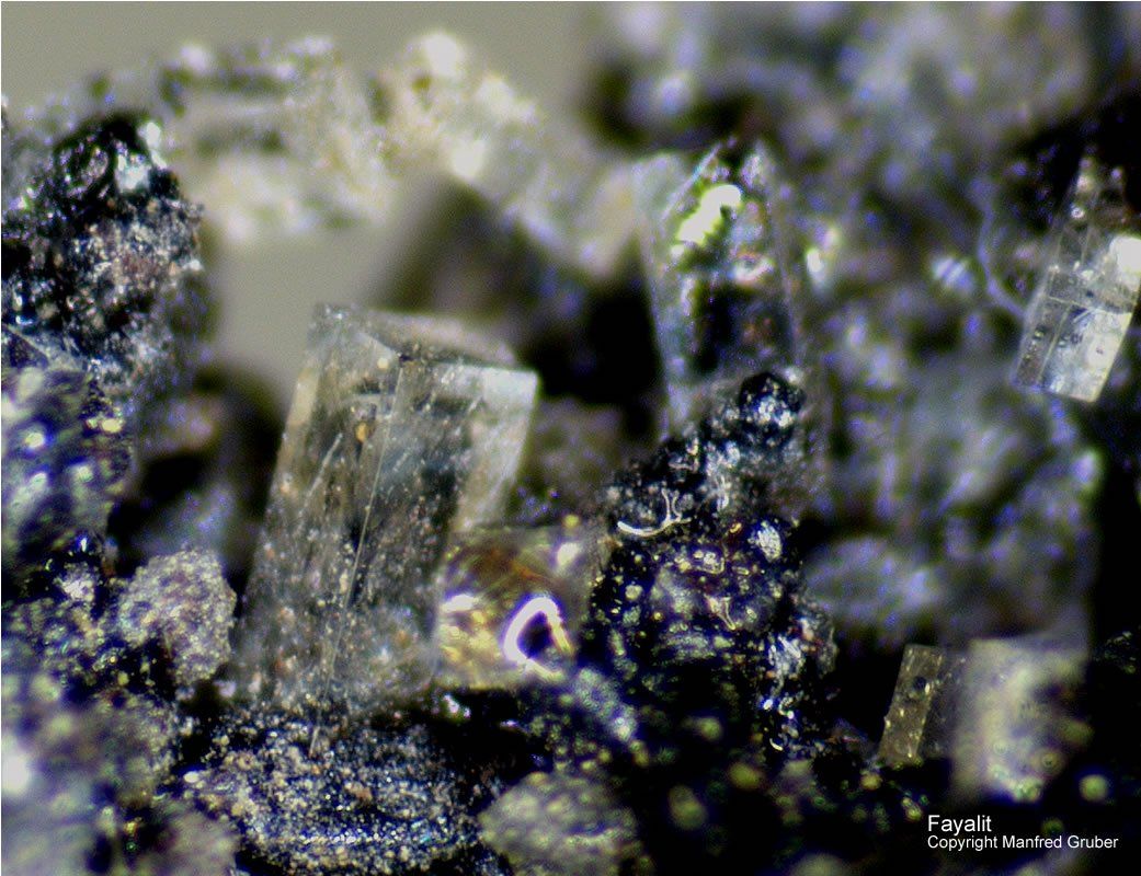 Sauerland Mineralien Genna Letmathe Fayalit