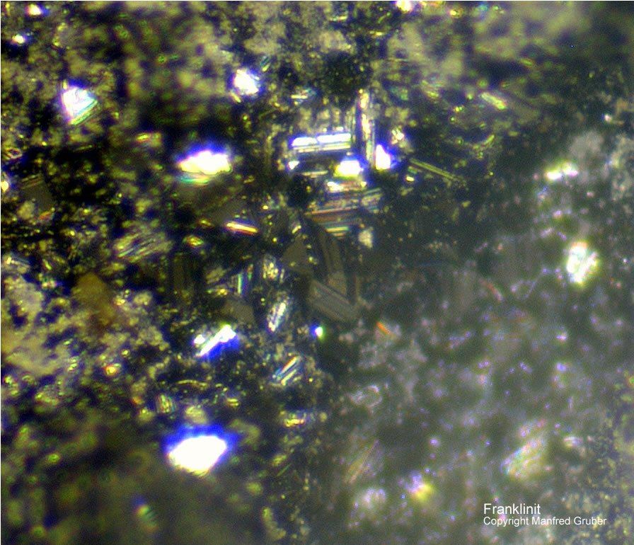 Sauerland Mineralien Genna Letmathe Franklinit