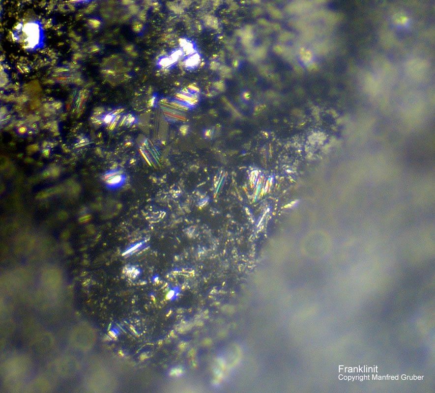 Sauerland Mineralien Genna Letmathe Franklinit