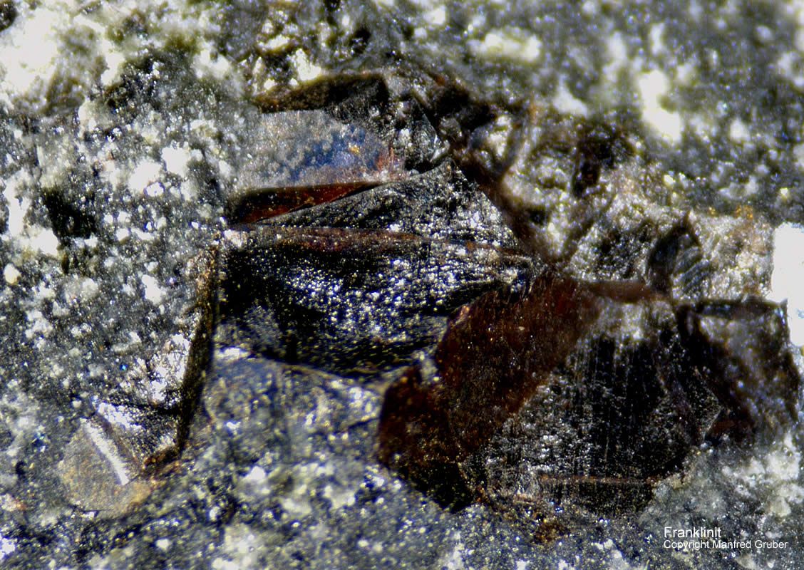 Sauerland Mineralien Genna Letmathe Franklinit