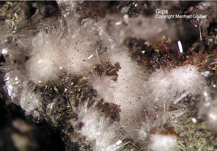 Sauerland Mineralien Genna Letmathe Gips