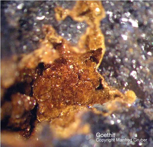 Sauerland Mineralien Genna Letmathe Goethit