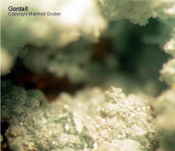 Sauerland Mineralien Genna Letmathe Gordait