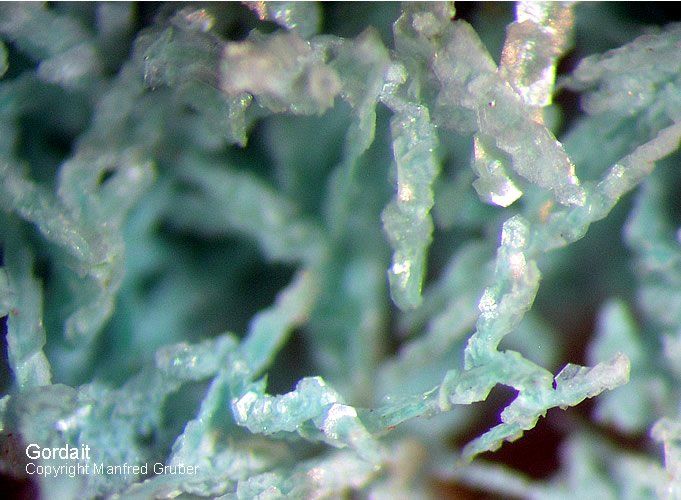 Sauerland Mineralien Genna Letmathe Gordait