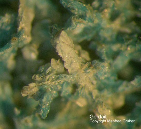 Sauerland Mineralien Genna Letmathe Gordait