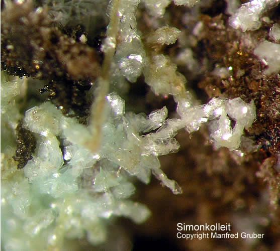Sauerland Mineralien Genna Letmathe Simonkolleit