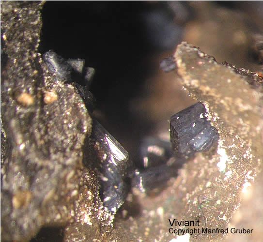 Sauerland Mineralien Genna Letmathe Vivianit