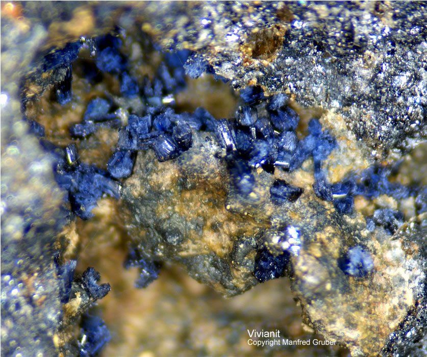 Sauerland Mineralien Genna Letmathe Vivianit