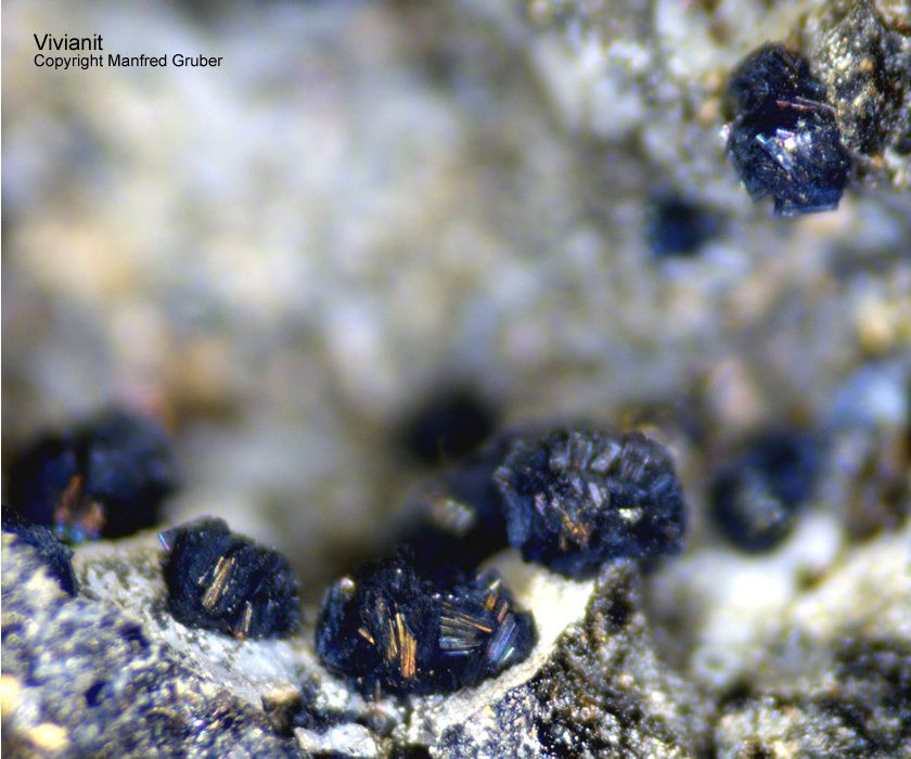 Sauerland Mineralien Genna Letmathe Vivianit