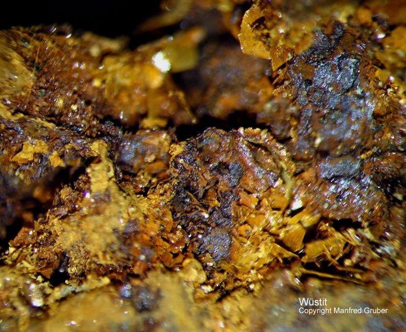 Sauerland Mineralien Genna Letmathe Wüstit