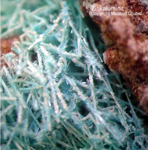 Sauerland Mineralien Genna Letmathe Zinkaluminit