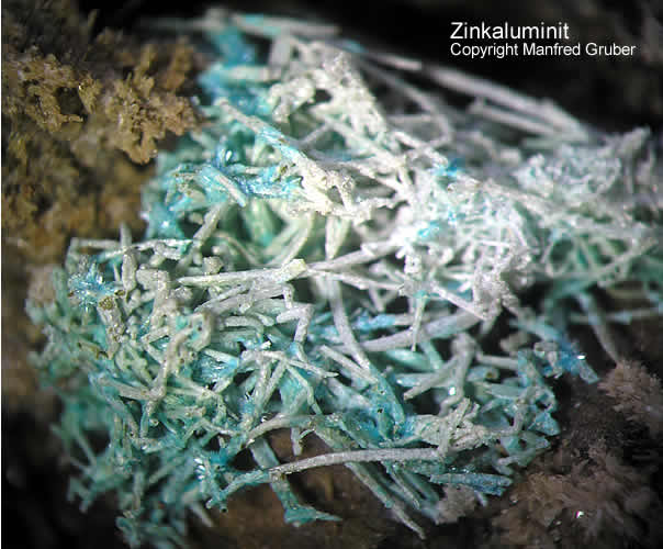 Sauerland Mineralien Genna Letmathe Zinkaluminit