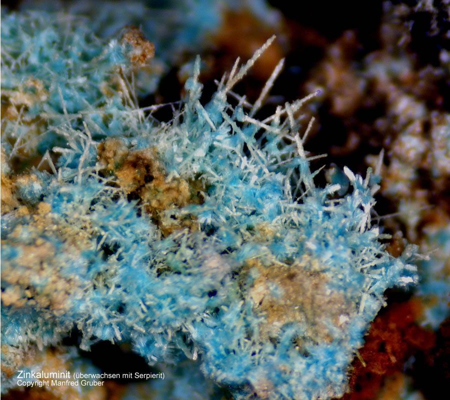 Sauerland Mineralien Genna Letmathe Zinkaluminit