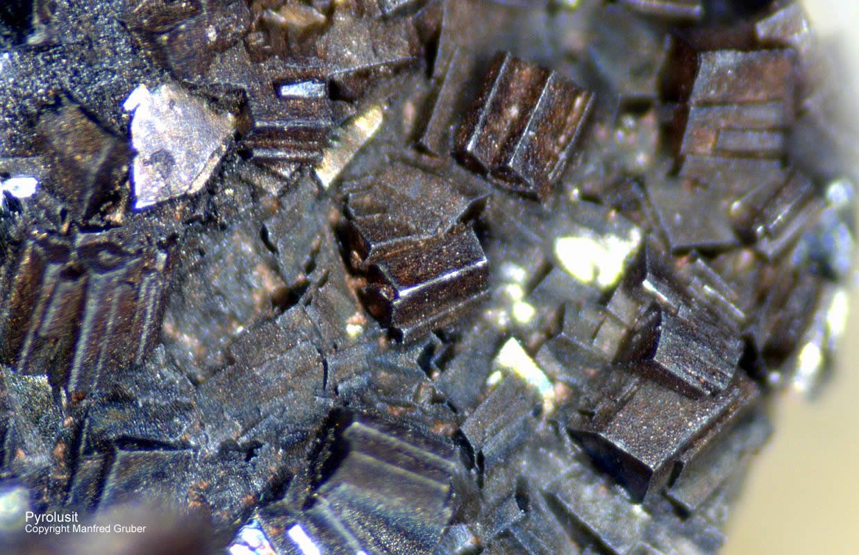 Schwarzwald Mineralien Grube Gremmelsbach Pyrolusit