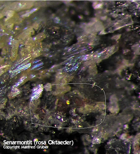 Schwarzwald Mineralien Grube Gründenwald Sénarmontit