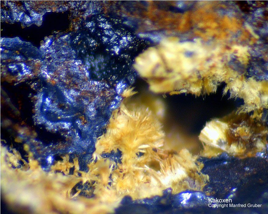 Hessen Mineralien Grube Gutglück Kakoxen