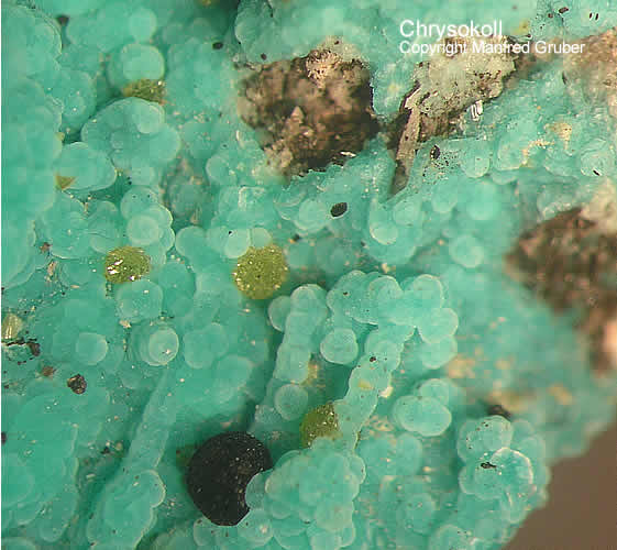 Schwarzwald Mineralien Hechtsberg Chrysokoll