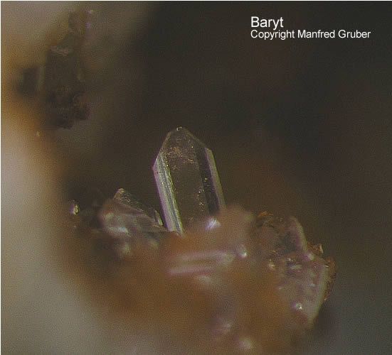 Schwarzwald Mineralien Grube Herrensegen Baryt