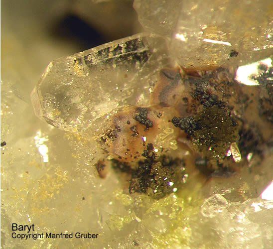 Schwarzwald Mineralien Grube Herrensegen Baryt