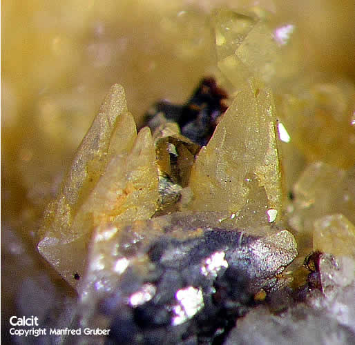 Schwarzwald Mineralien Grube Herrensegen Calcit