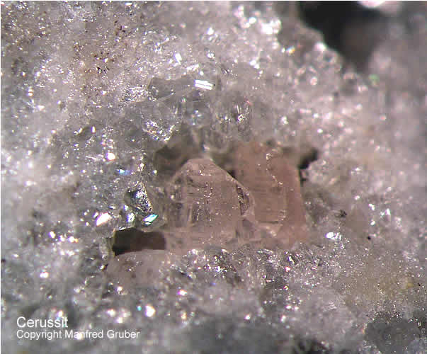 Schwarzwald Mineralien Grube Herrensegen Cerussit