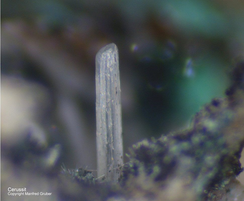 Schwarzwald Mineralien Grube Herrensegen Cerussit