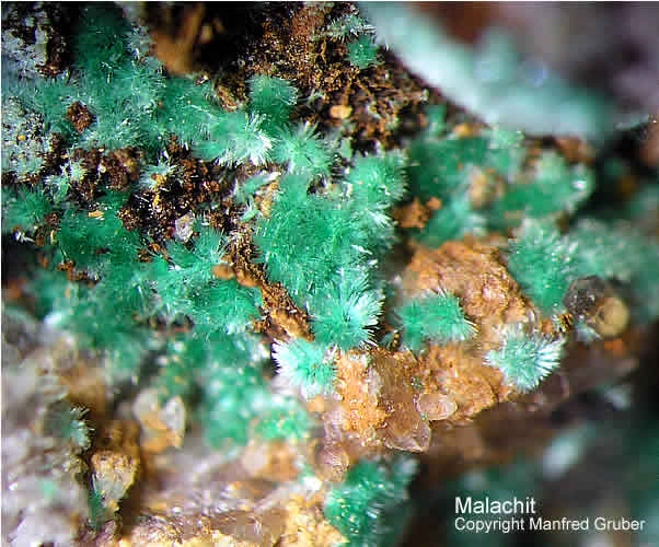 Schwarzwald Mineralien Grube Herrensegen Malachit