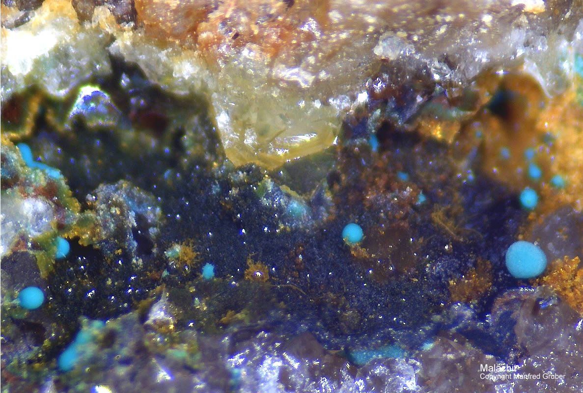 Schwarzwald Mineralien Grube Herrensegen Malachit