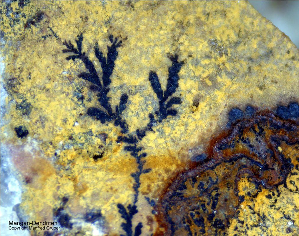 Schwarzwald Mineralien Hünersedel Mangan