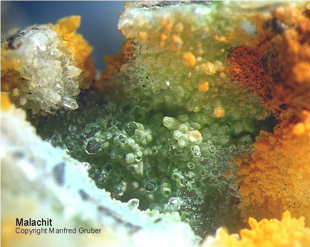 Schwarzwald Mineralien Hünersedel Malachit