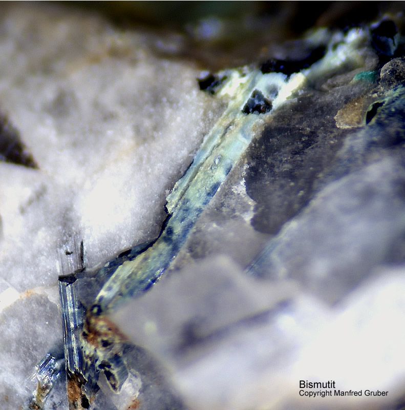 Mineralien Schwarzwald Johann am Burgfelsen Bismutit