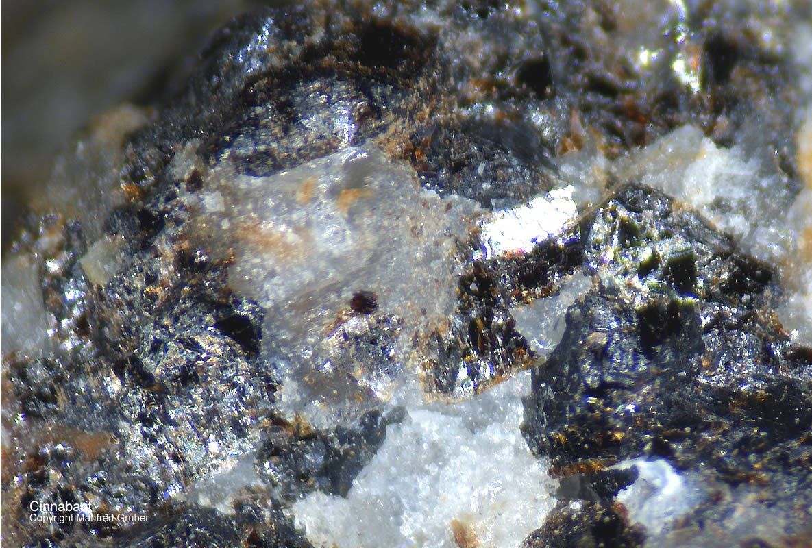 Mineralien Schwarzwald Königswart Cinnabarit