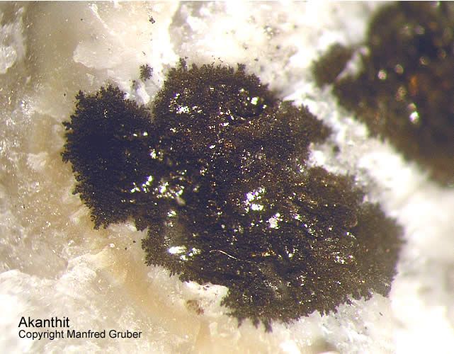 Mineralien Schwarzwald Käfersteige Akanthit