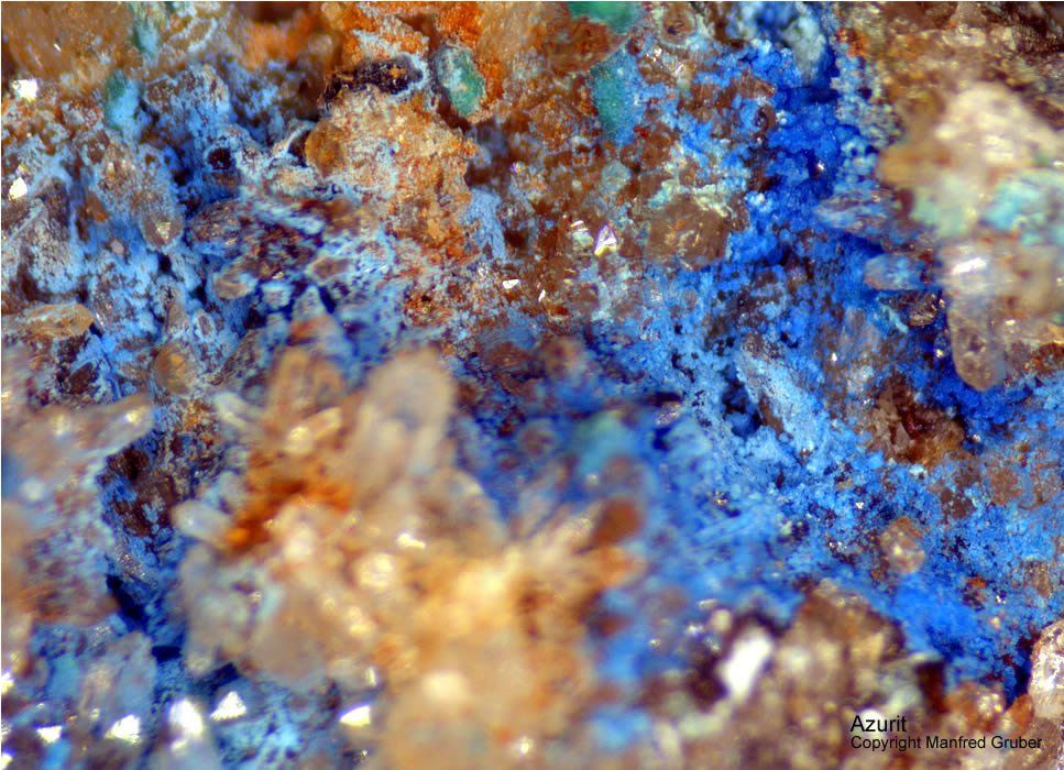 Mineralien Schwarzwald Käfersteige Azurit