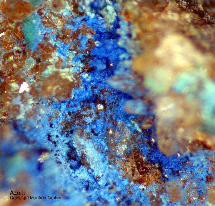 Mineralien Schwarzwald Käfersteige Azurit