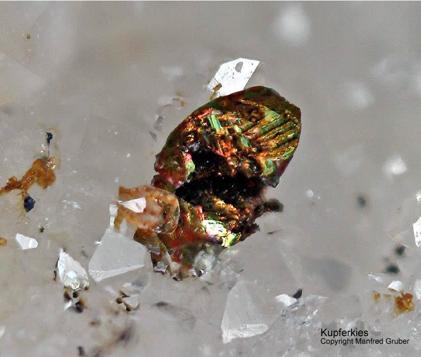 Mineralien Schwarzwald Käfersteige Kupferkies