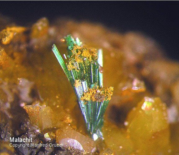 Mineralien Schwarzwald Käfersteige Malachit